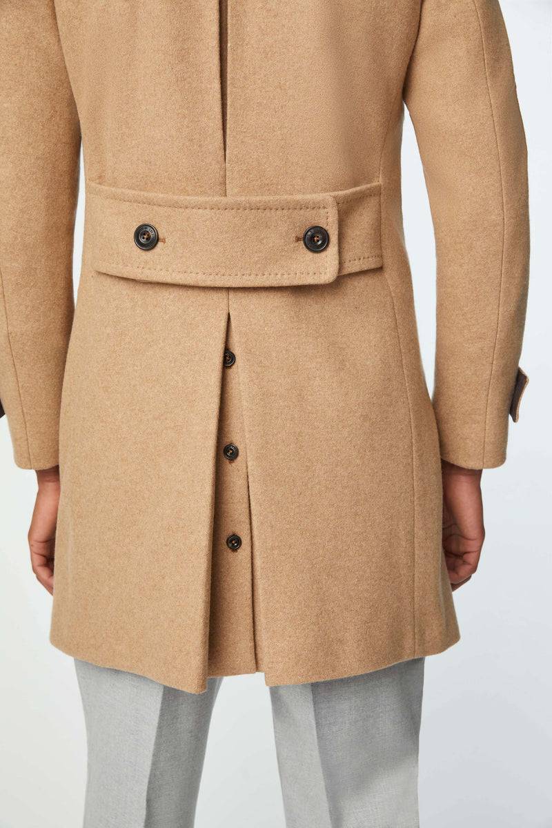 Lubiam Cappotto Chesterfield in jersey beige Cappotto Chesterfield in jersey beige In Linea