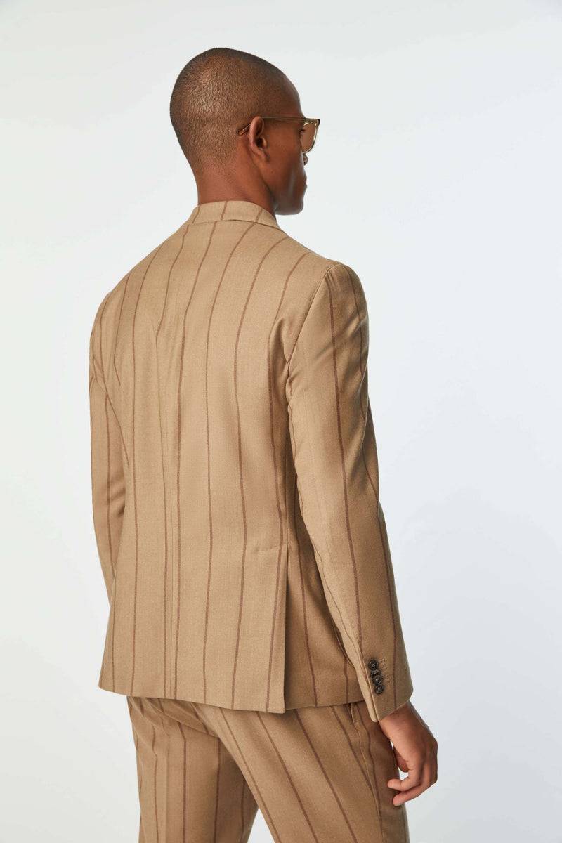 Lubiam Abito TOM non trattato gessato beige Abito TOM non trattato gessato beige Soddisfazione Garantita