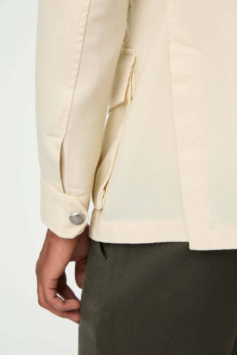 Lubiam Giacca SAHARA tinto capo bianco avorio Giacca SAHARA tinto capo bianco avorio Presa