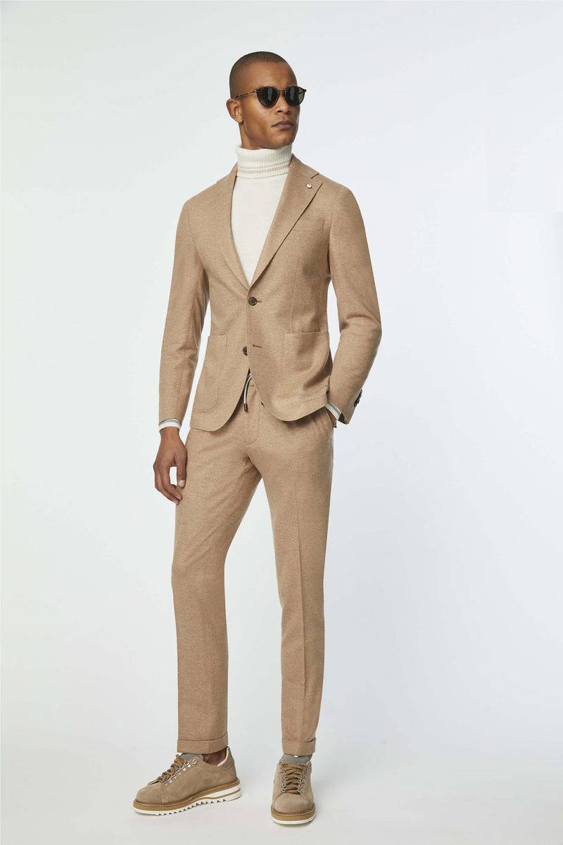 Lubiam Abito JACK in jersey beige Abito JACK in jersey beige Sconto