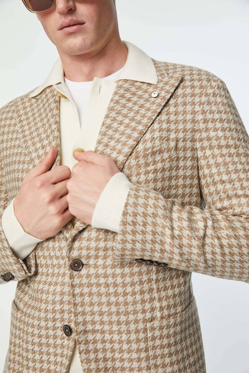 Lubiam Giacca STEVE non trattata beige Giacca STEVE non trattata beige Offerta