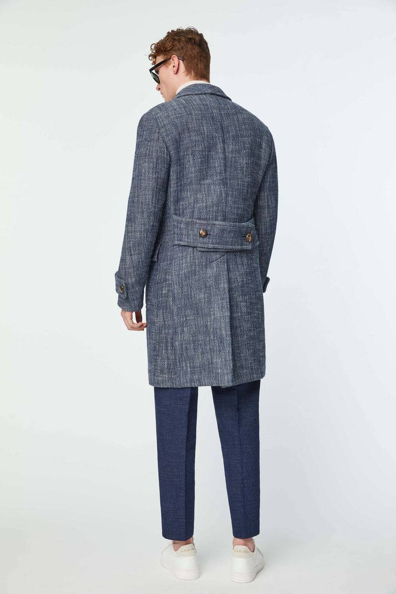 Lubiam Cappotto doppiopetto Sartorial Indigo Cappotto doppiopetto Sartorial Indigo Pezzi Unici
