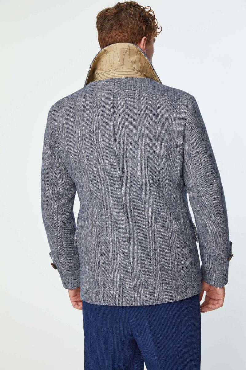 Lubiam Peacoat Sartorial Indigo Peacoat Sartorial Indigo Acquista Ora