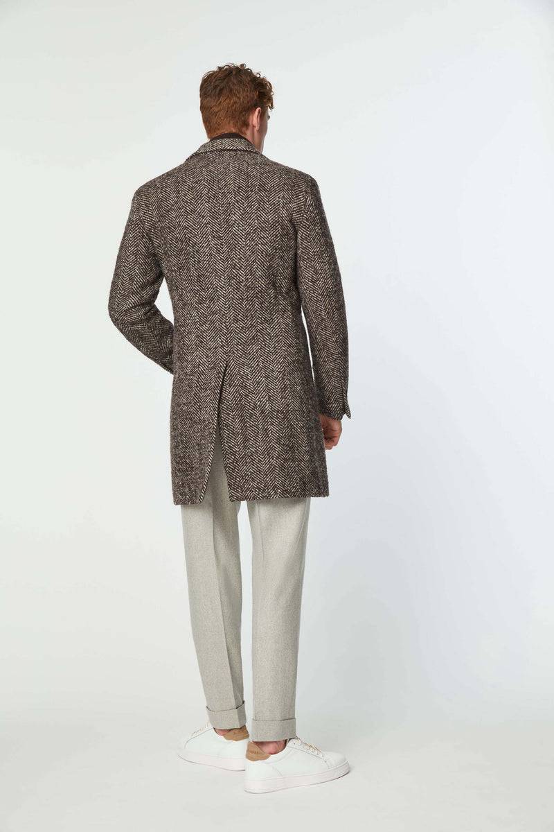 Lubiam Cappotto monopetto marrone Cappotto monopetto marrone Promozione Limitata