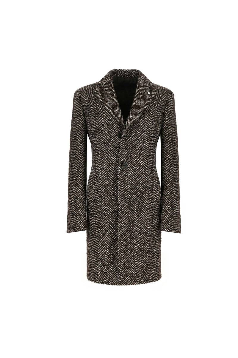 Lubiam Cappotto monopetto marrone Cappotto monopetto marrone Promozione Limitata