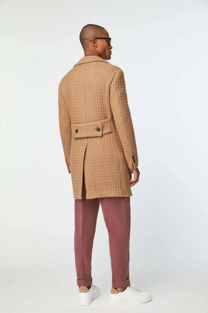 Lubiam Cappotto doppiopetto non trattato nocciola Cappotto doppiopetto non trattato nocciola Shopping Online