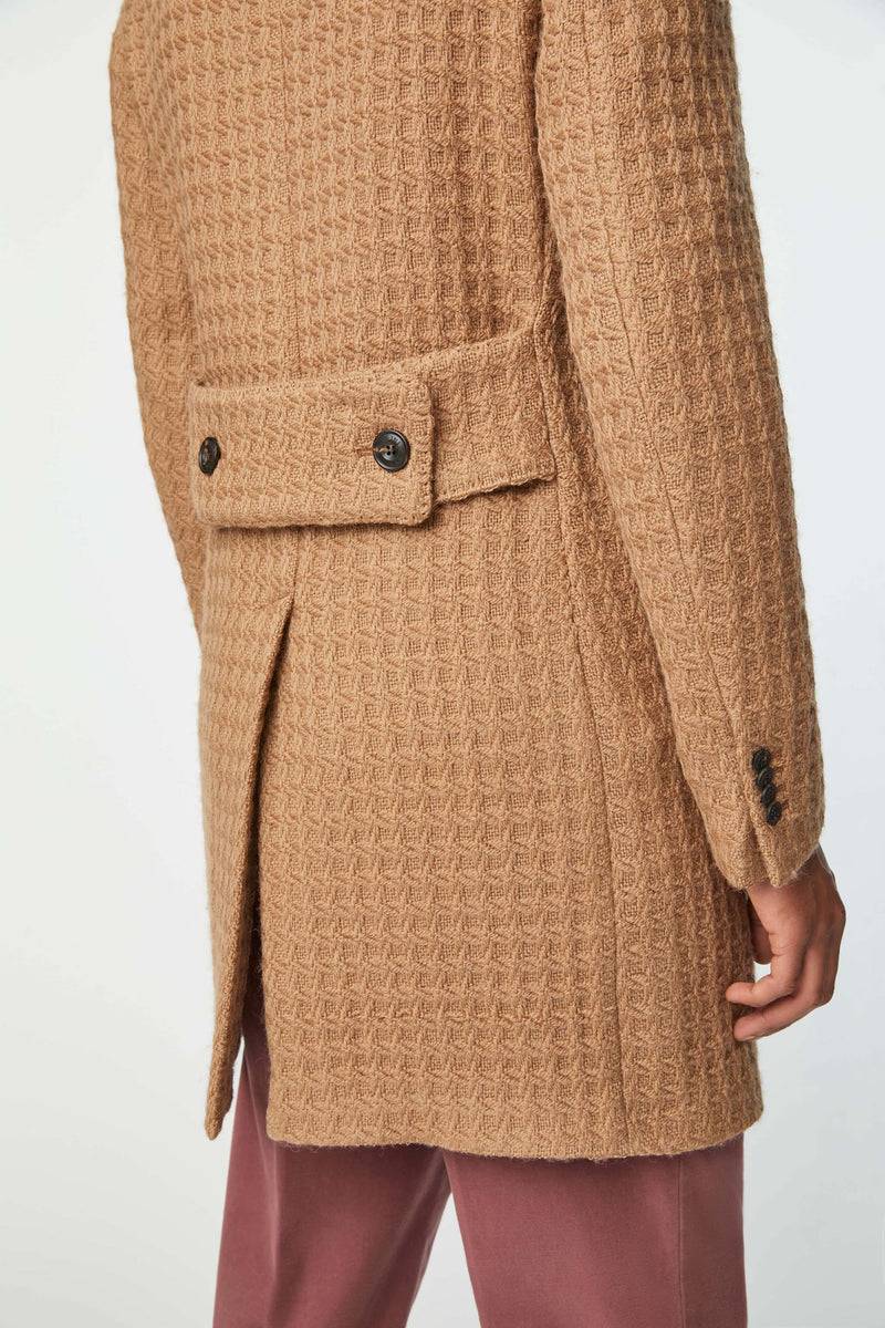 Lubiam Cappotto doppiopetto non trattato nocciola Cappotto doppiopetto non trattato nocciola Shopping Online