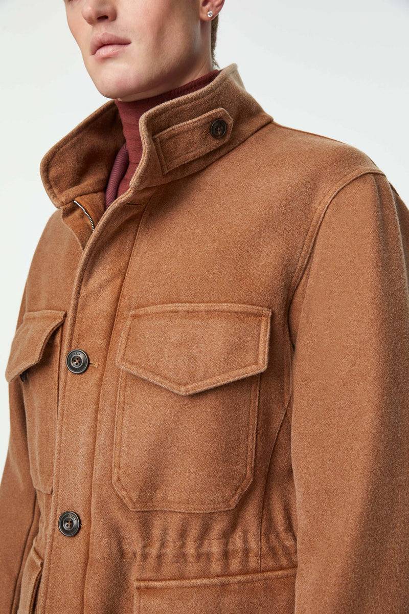 Lubiam Field jacket tinto capo marrone bruciato Field jacket tinto capo marrone bruciato Convenienza