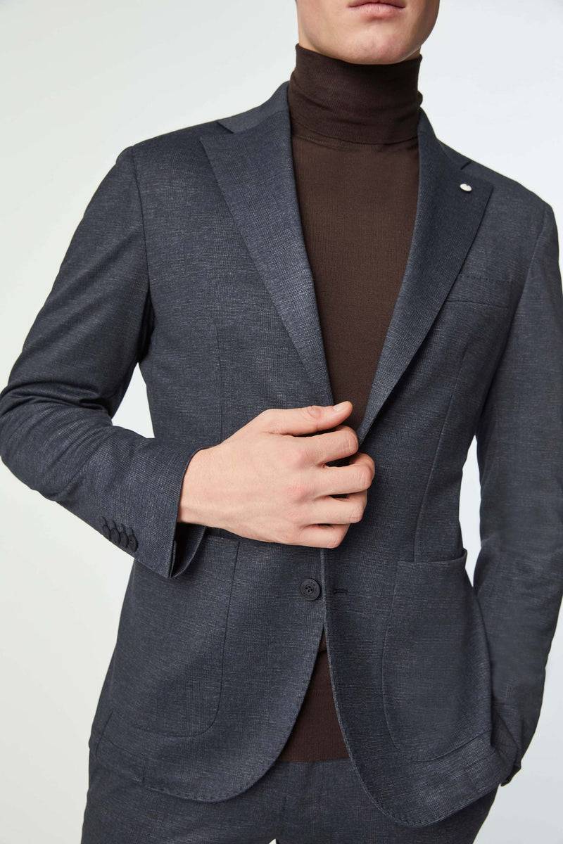 Lubiam Abito SAM in jersey tecnico blu Abito SAM in jersey tecnico blu Saldi Di Fabbrica