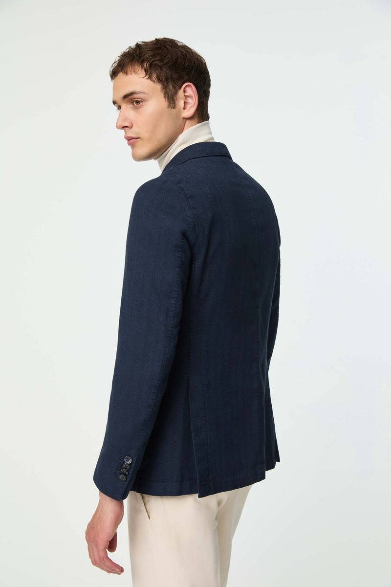 Lubiam Giacca JACK tinto capo blu oceano Giacca JACK tinto capo blu oceano Fino Al -60%