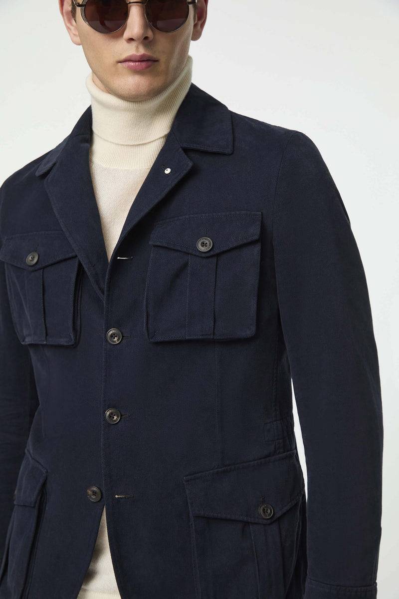 Lubiam Giacca SAHARA tinto capo blu notte Giacca SAHARA tinto capo blu notte Shopping Online