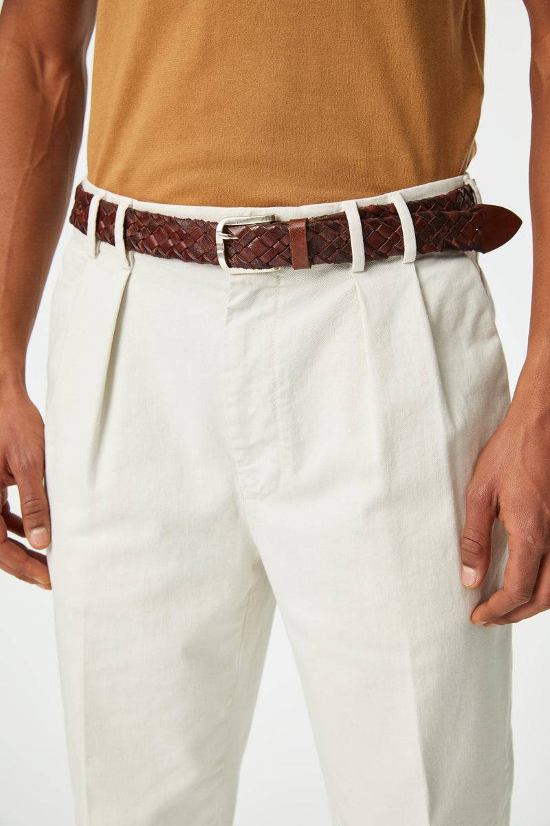Lubiam Cintura in cuoio intrecciata bufalo Cintura in cuoio intrecciata bufalo Offerta