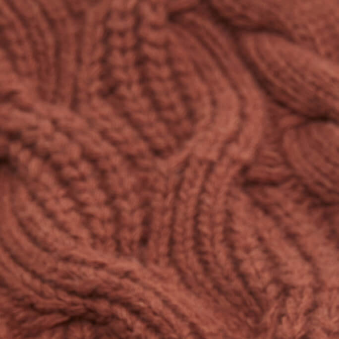 Lubiam Sciarpa in maglia lavorata bordeaux Sciarpa in maglia lavorata bordeaux Vendita Economica