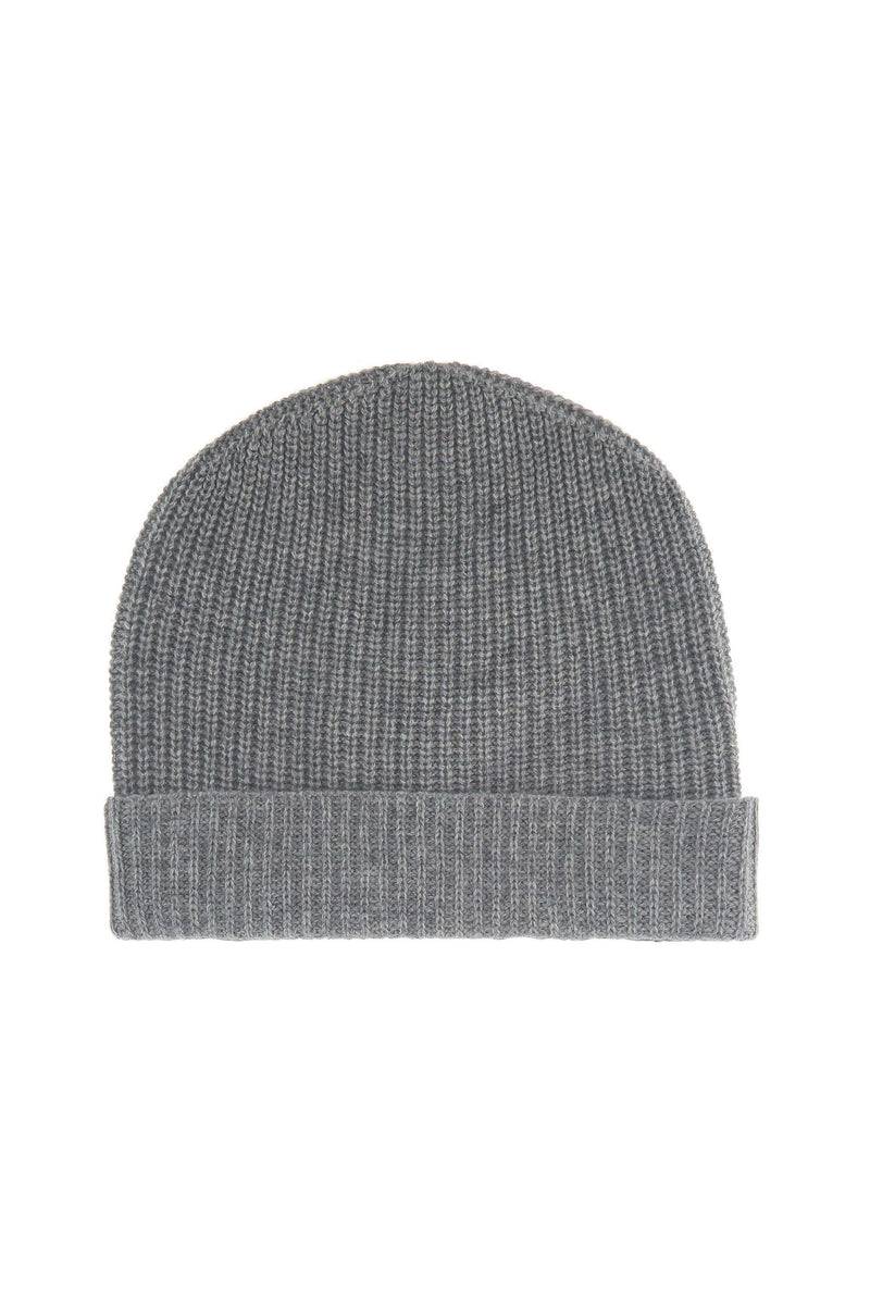 Lubiam Berretto in cashmere grigio Berretto in cashmere grigio Qualità