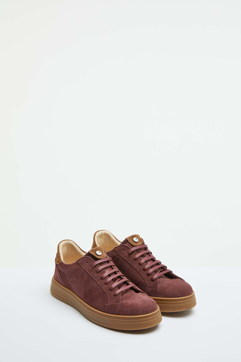 Lubiam Sneaker retro-tennis vinaccia Sneaker retro-tennis vinaccia In Vendita