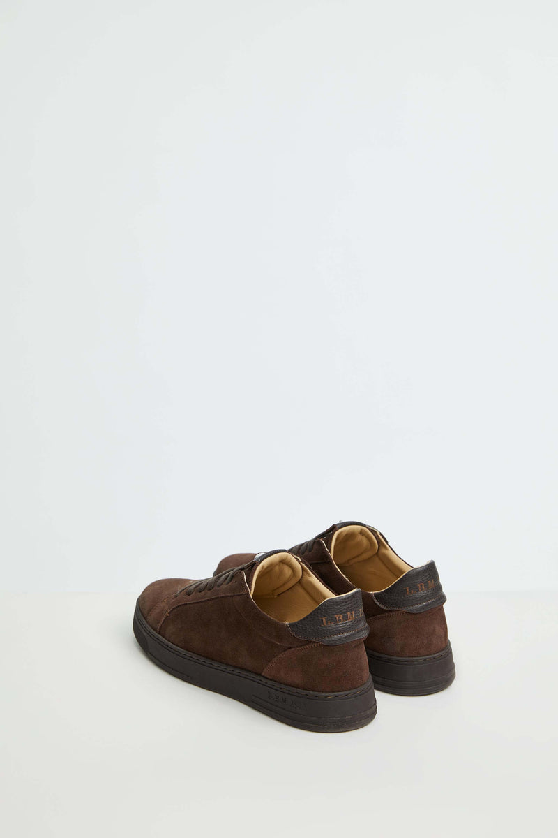 Lubiam Sneaker retro-tennis marrone Sneaker retro-tennis marrone Saldi
