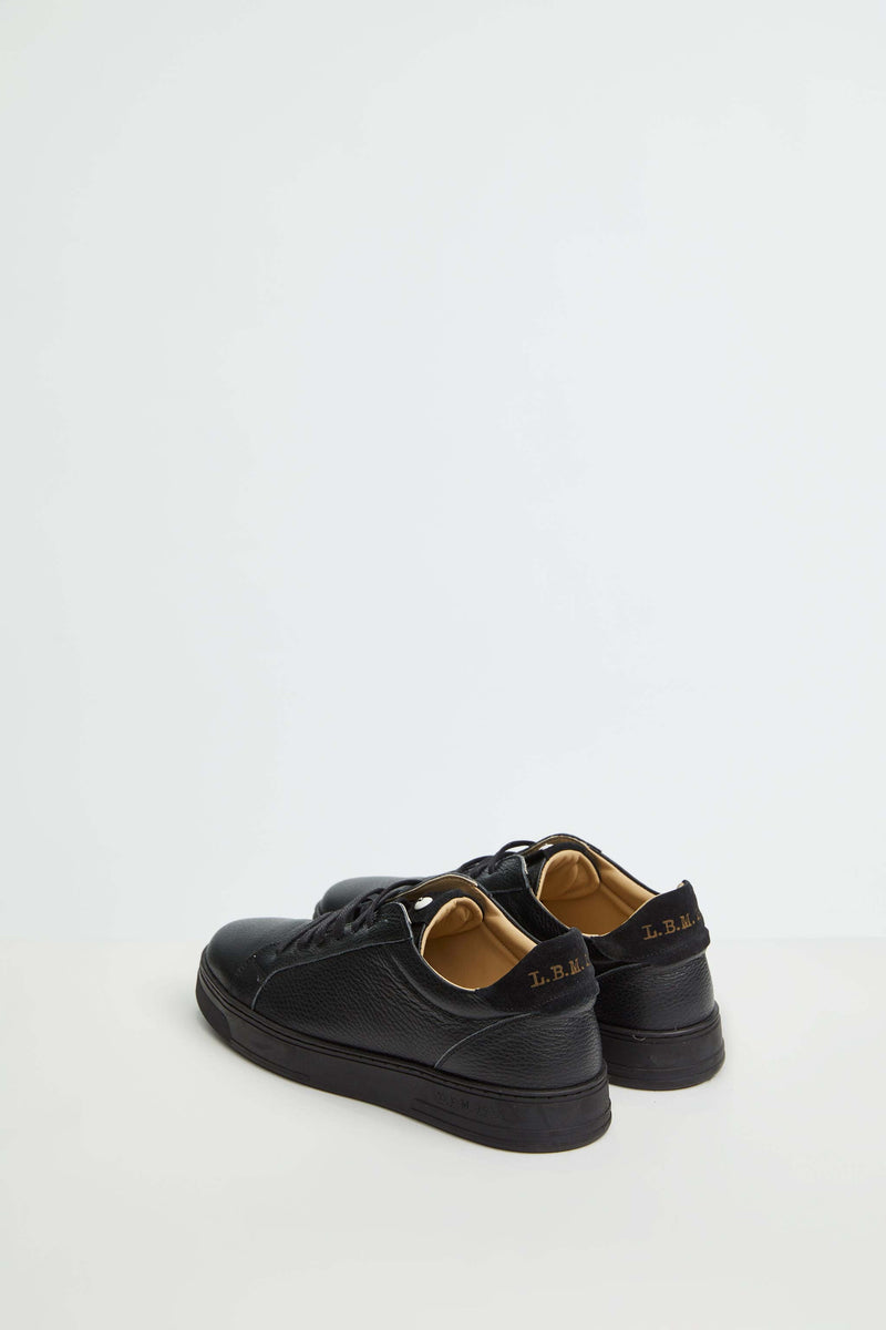 Lubiam Sneaker retro-tennis nero Sneaker retro-tennis nero Offerte