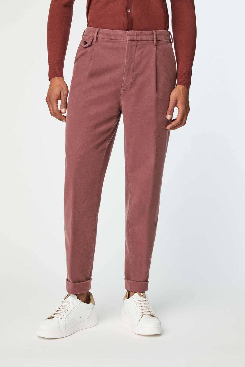 Lubiam Pantalone MILES tinto capo viola vinaccia Pantalone MILES tinto capo viola vinaccia Nuova