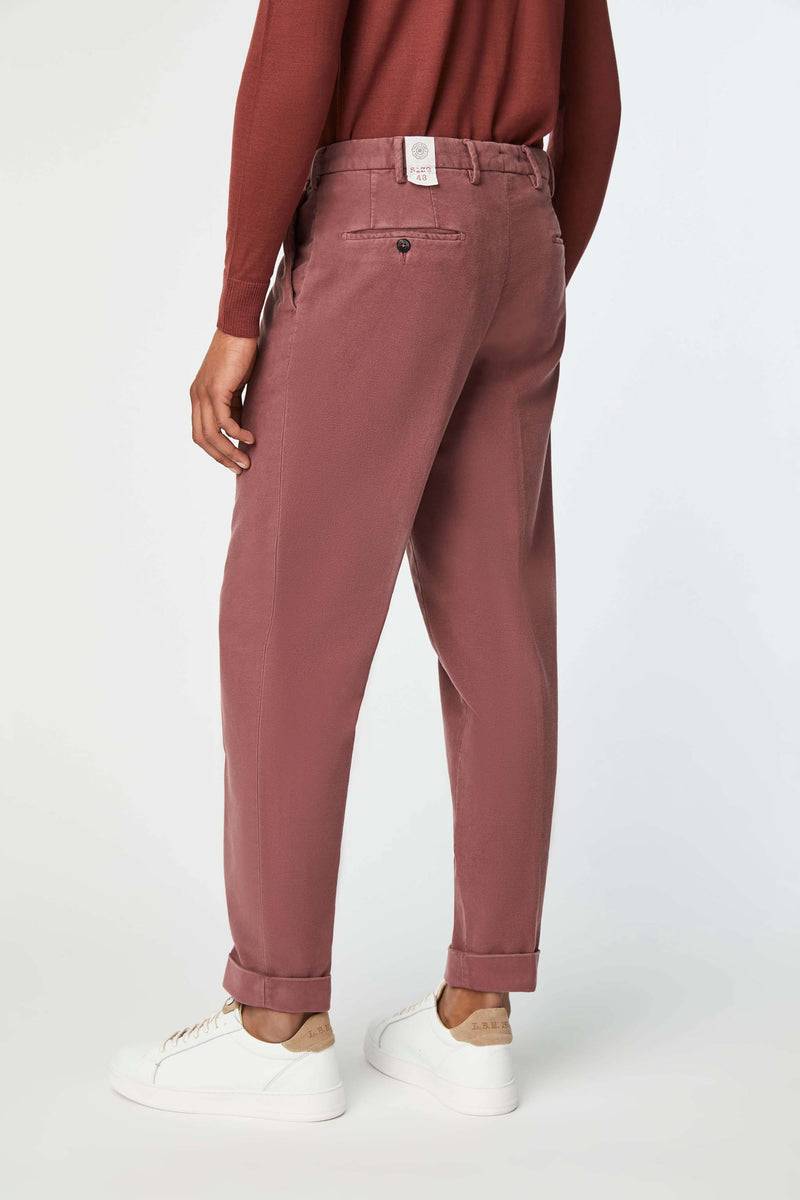 Lubiam Pantalone MILES tinto capo viola vinaccia Pantalone MILES tinto capo viola vinaccia Nuova