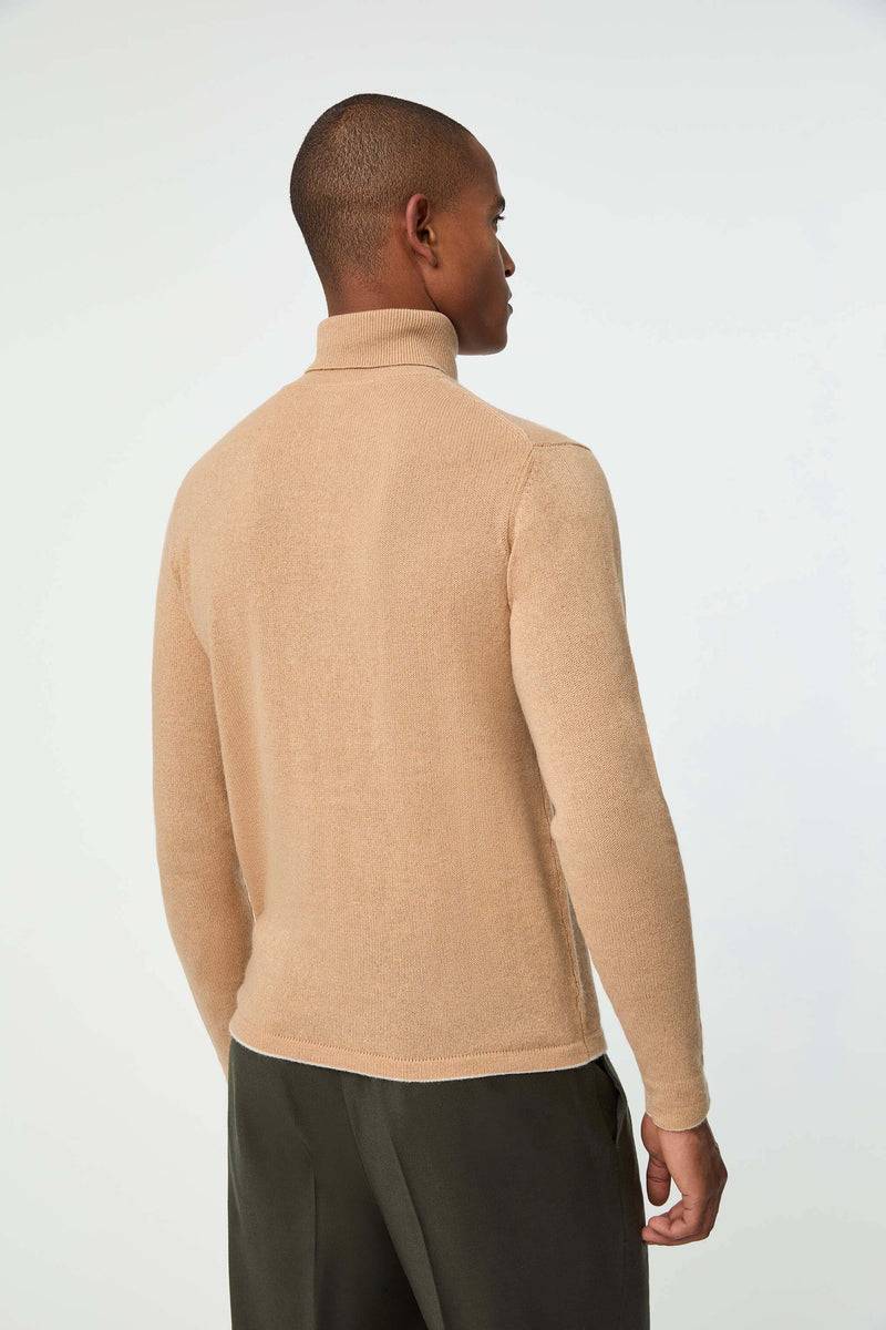 Lubiam Maglia dolcevita in cashmere beige Maglia dolcevita in cashmere beige Negozi Online