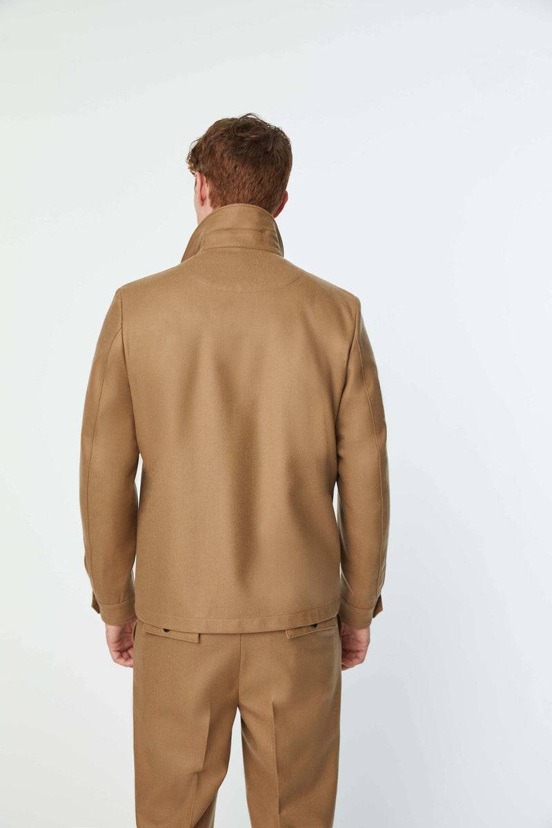 Lubiam Overshirt non trattato marrone Overshirt non trattato marrone Acquista Ora