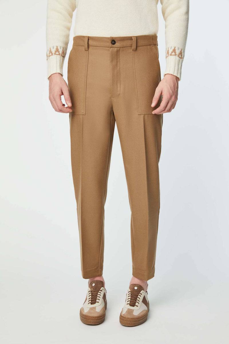 Lubiam Pantalone ANDY non trattato nocciola Pantalone ANDY non trattato nocciola Consegna Veloce