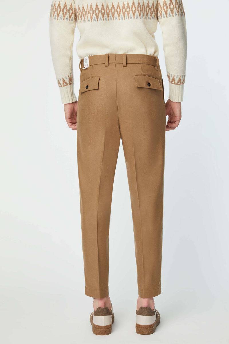 Lubiam Pantalone ANDY non trattato nocciola Pantalone ANDY non trattato nocciola Consegna Veloce