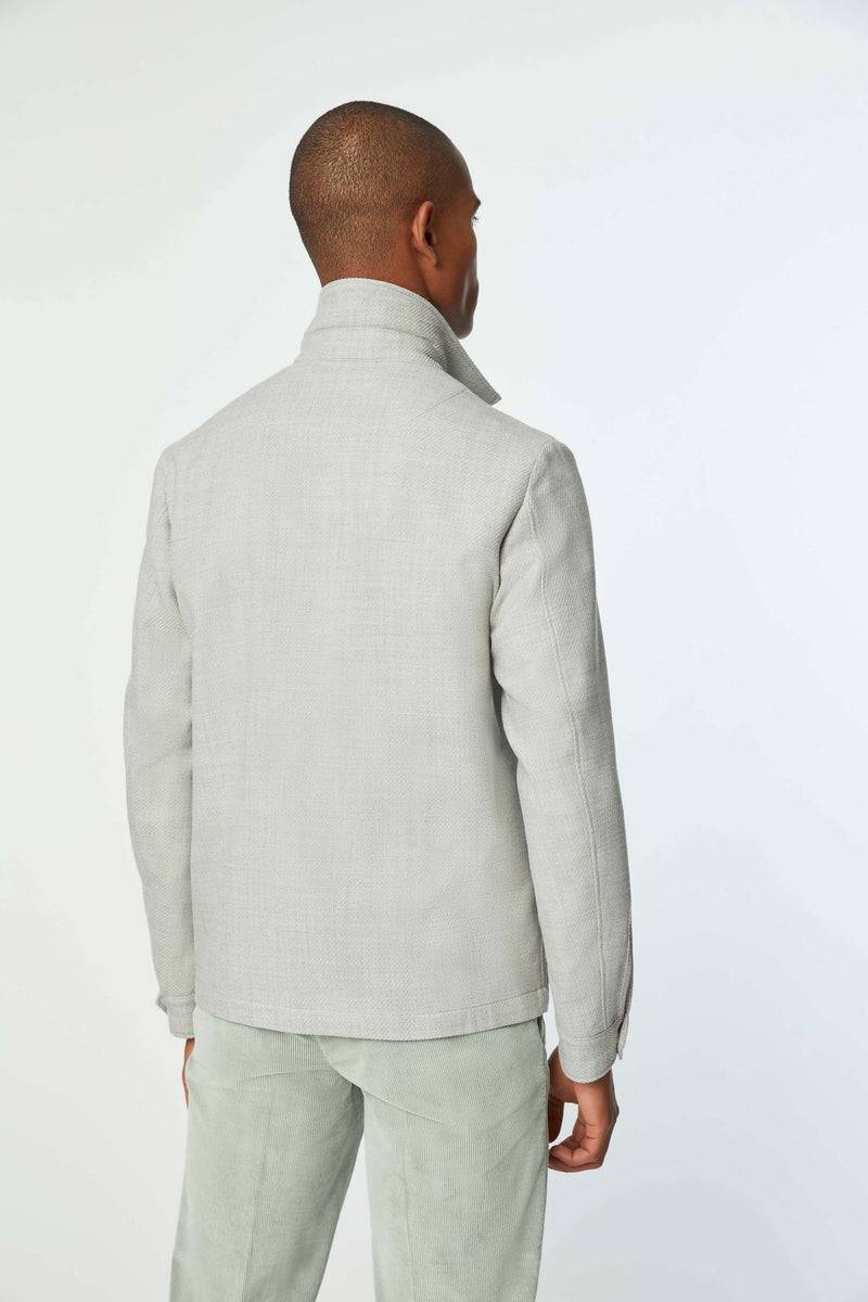 Lubiam Overshirt non trattata verde chiaro Overshirt non trattata verde chiaro Shopping Online
