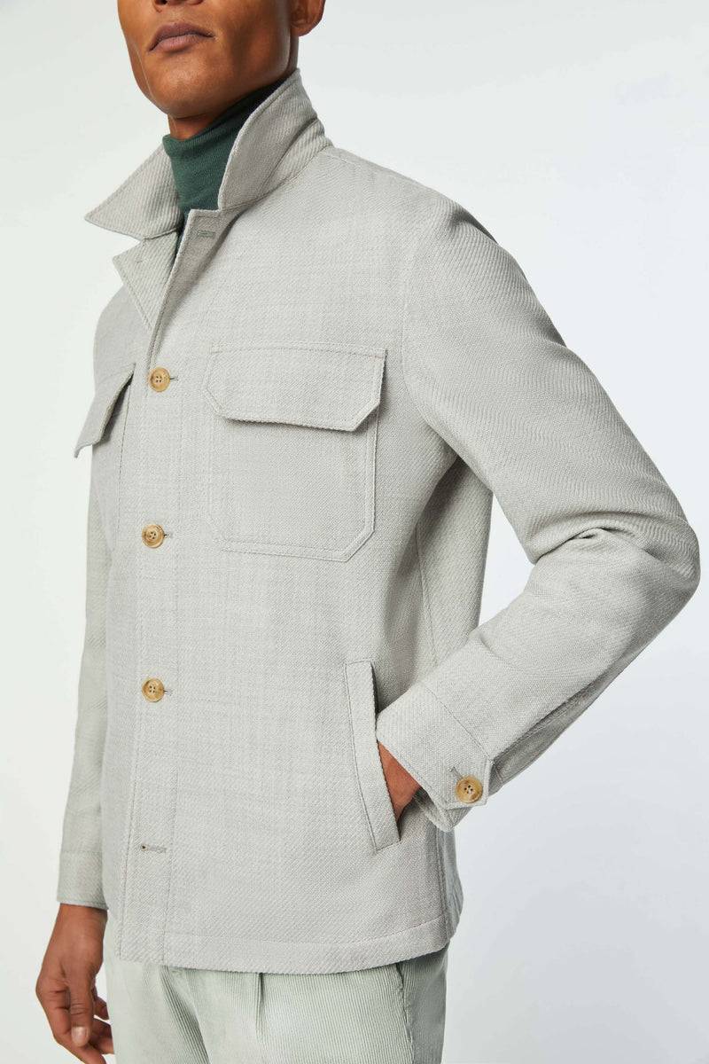 Lubiam Overshirt non trattata verde chiaro Overshirt non trattata verde chiaro Shopping Online