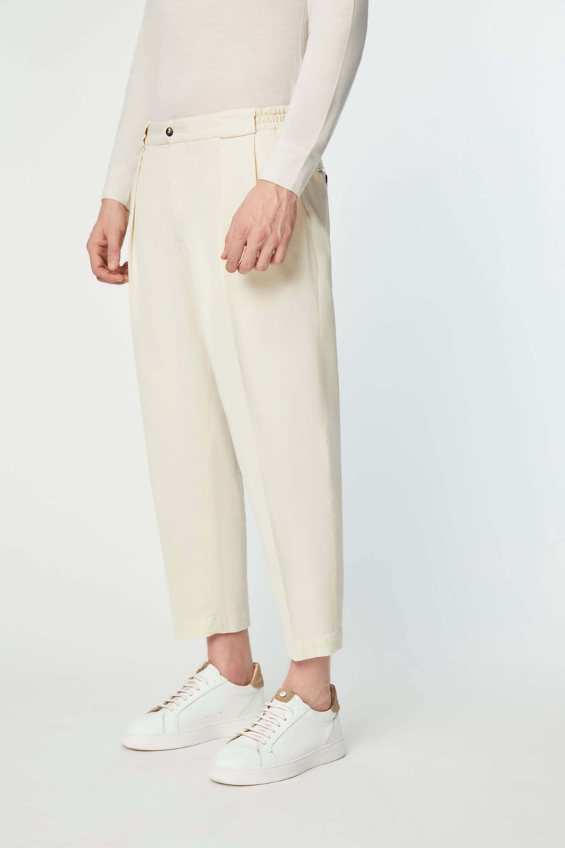 Lubiam Pantalone Clarence tinto capo bianco avorio Pantalone Clarence tinto capo bianco avorio Prezzo Ridotto