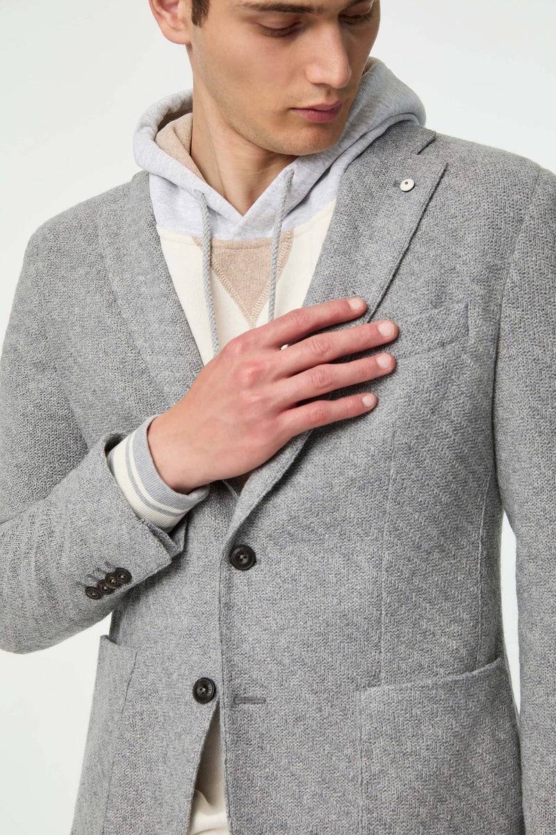 Lubiam Giacca PUNTO monopetto grigio chiaro Giacca PUNTO monopetto grigio chiaro Qualità