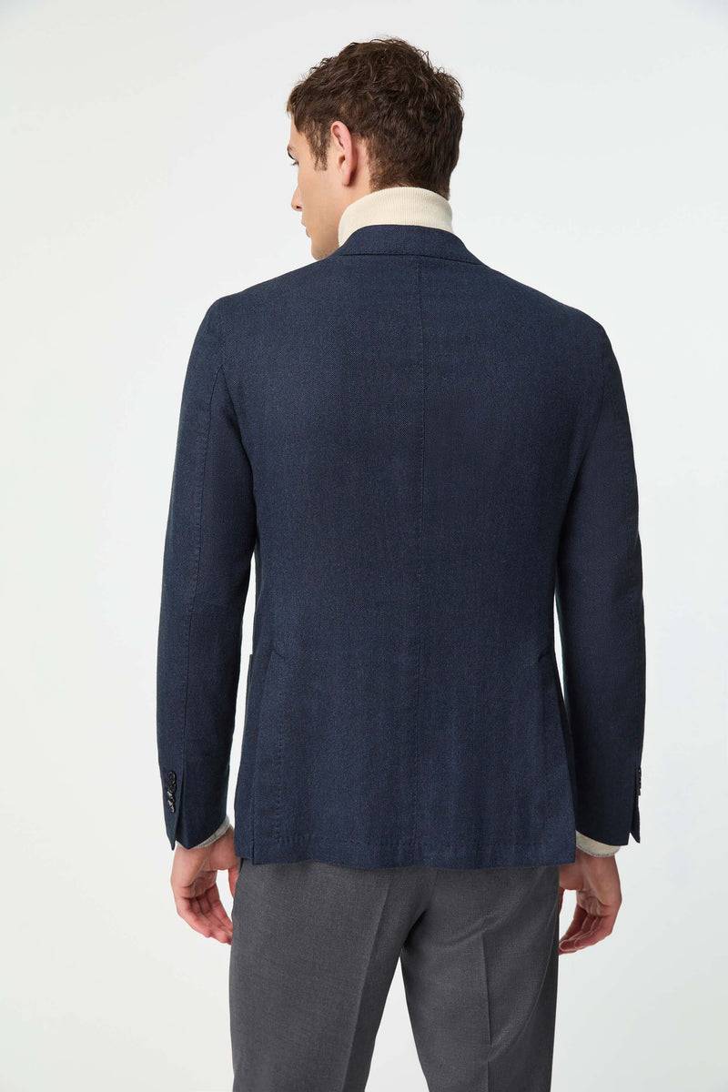 Lubiam Giacca Jack slim washed blu denim Giacca Jack slim washed blu denim Fino Al -60%
