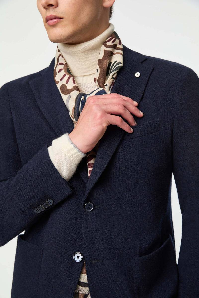 Lubiam Giacca JACK in cashmere blu Giacca JACK in cashmere blu Shopping Online