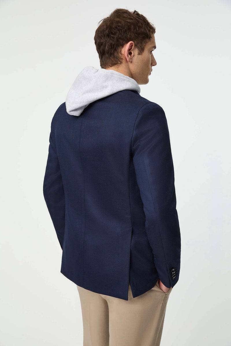 Lubiam Giacca JACK blu in lana vergine Giacca JACK blu in lana vergine Online