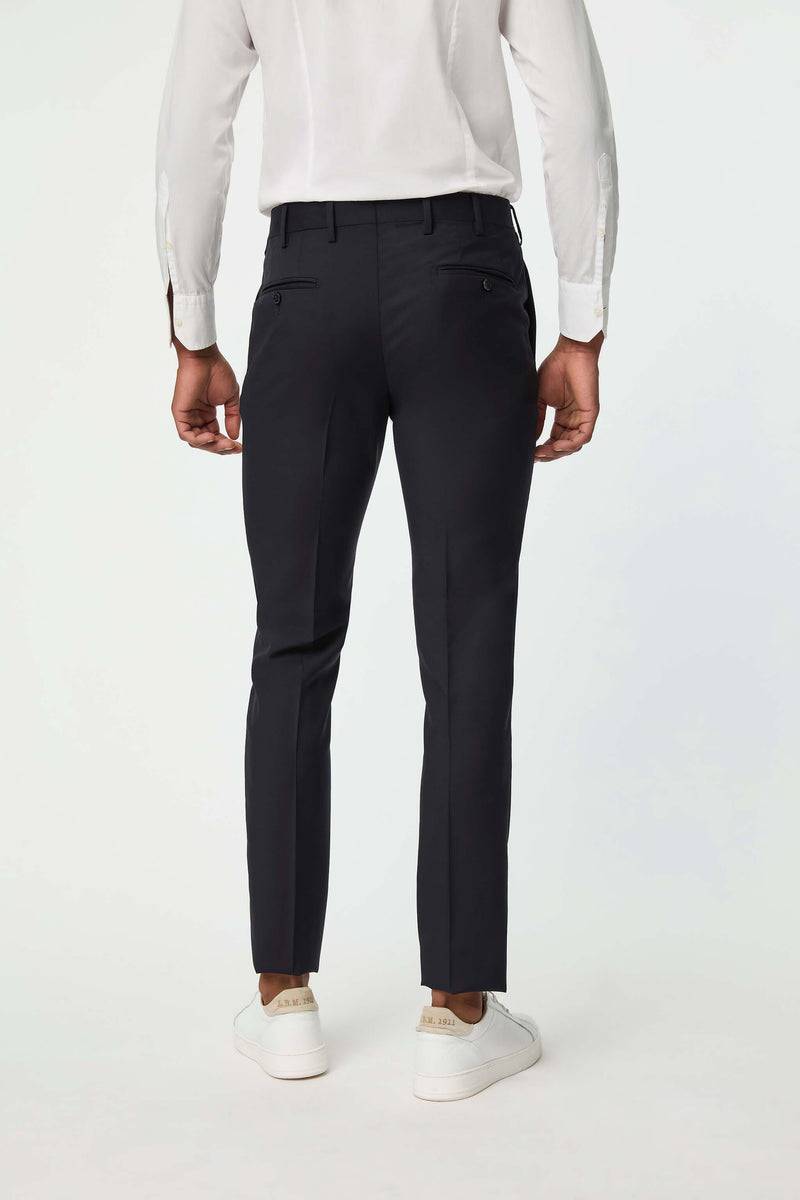 Lubiam Pantalone Duetto MAI TAI in lana blu scuro Pantalone Duetto MAI TAI in lana blu scuro Vendita