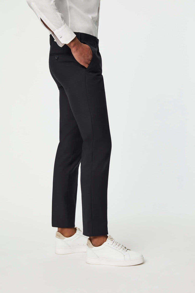 Lubiam Pantalone Duetto MAI TAI in lana blu scuro Pantalone Duetto MAI TAI in lana blu scuro Vendita