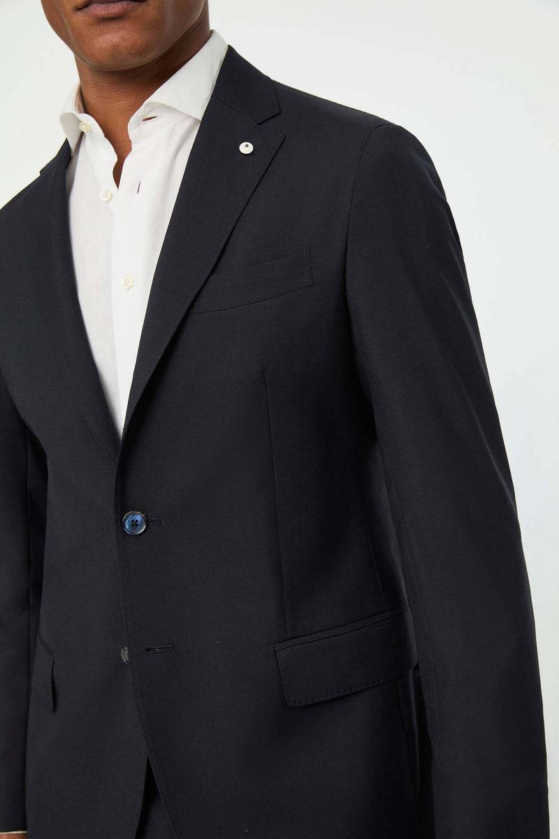 Lubiam Giacca Duetto JAMES monopetto in lana blu scuro Giacca Duetto JAMES monopetto in lana blu scuro Qualità Garantita