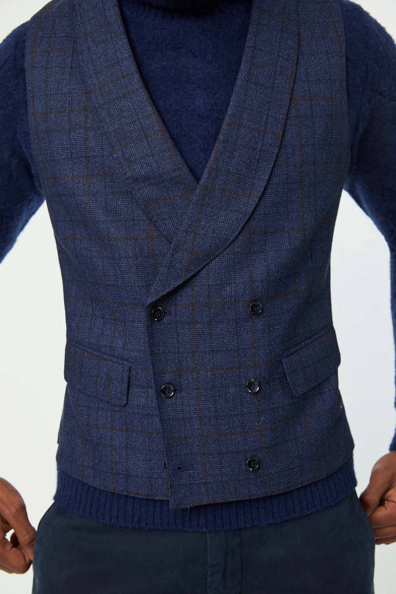 Lubiam Gilet OSCAR blu scuro Gilet OSCAR blu scuro Promozione Limitata