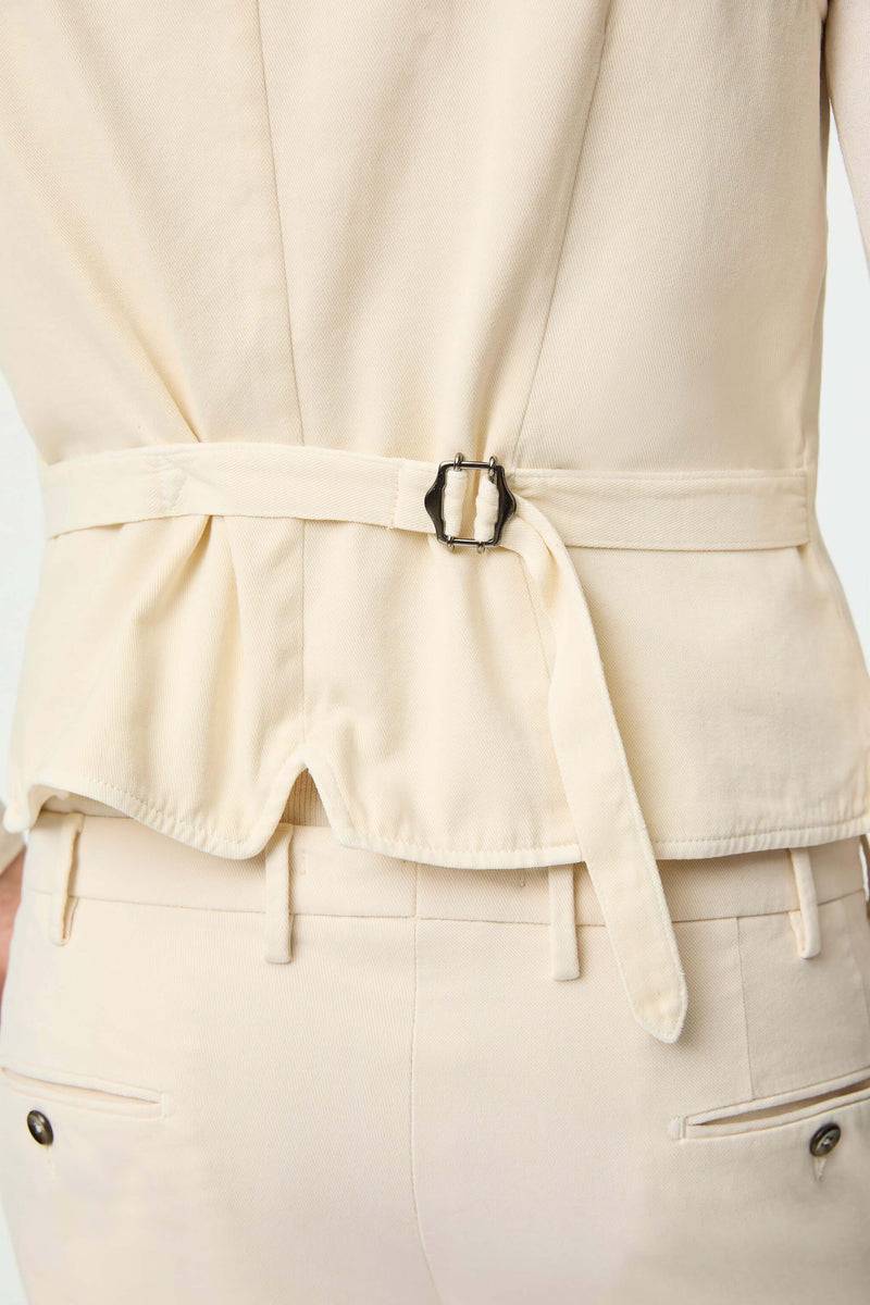 Lubiam Gilet OSCAR tinto capo bianco latte Gilet OSCAR tinto capo bianco latte Shopping Online