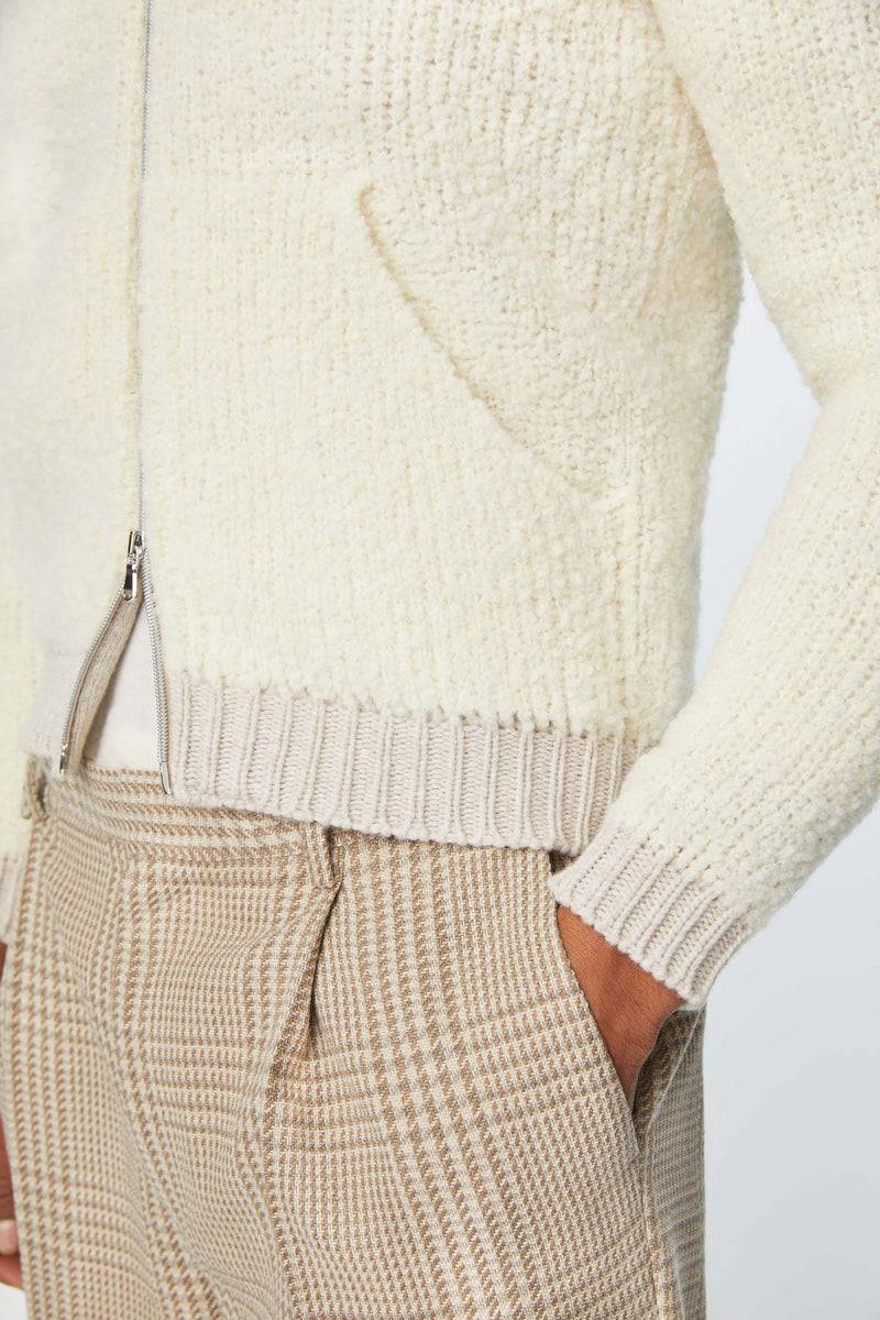 Lubiam Maglia con zip e con cappuccio avoiro Maglia con zip e con cappuccio avoiro Consegna Veloce