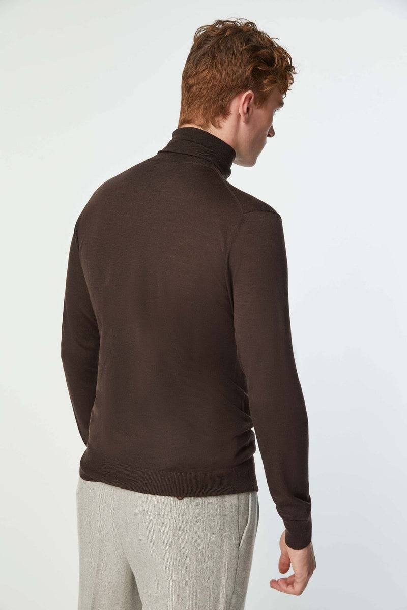 Lubiam Maglia dolcevita leggera marrone Maglia dolcevita leggera marrone Convenienza