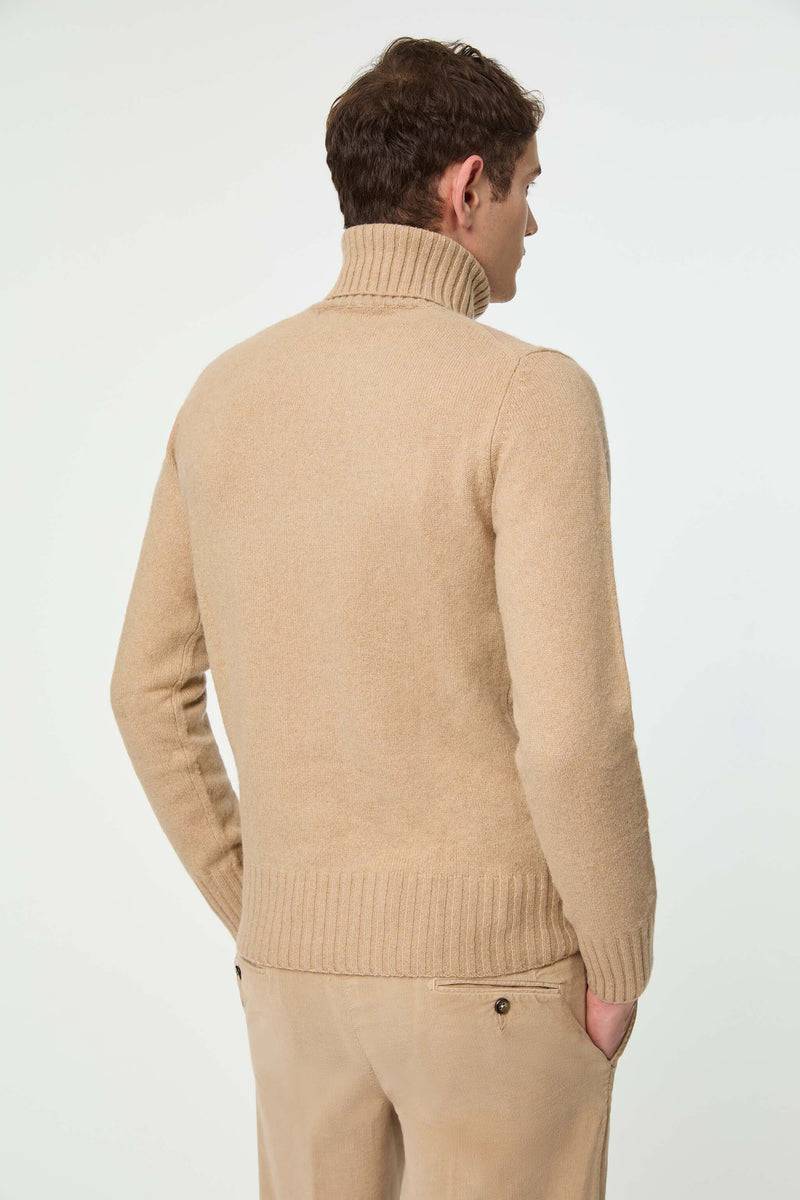 Lubiam Maglia dolcevita beige Maglia dolcevita beige Vendita Calda