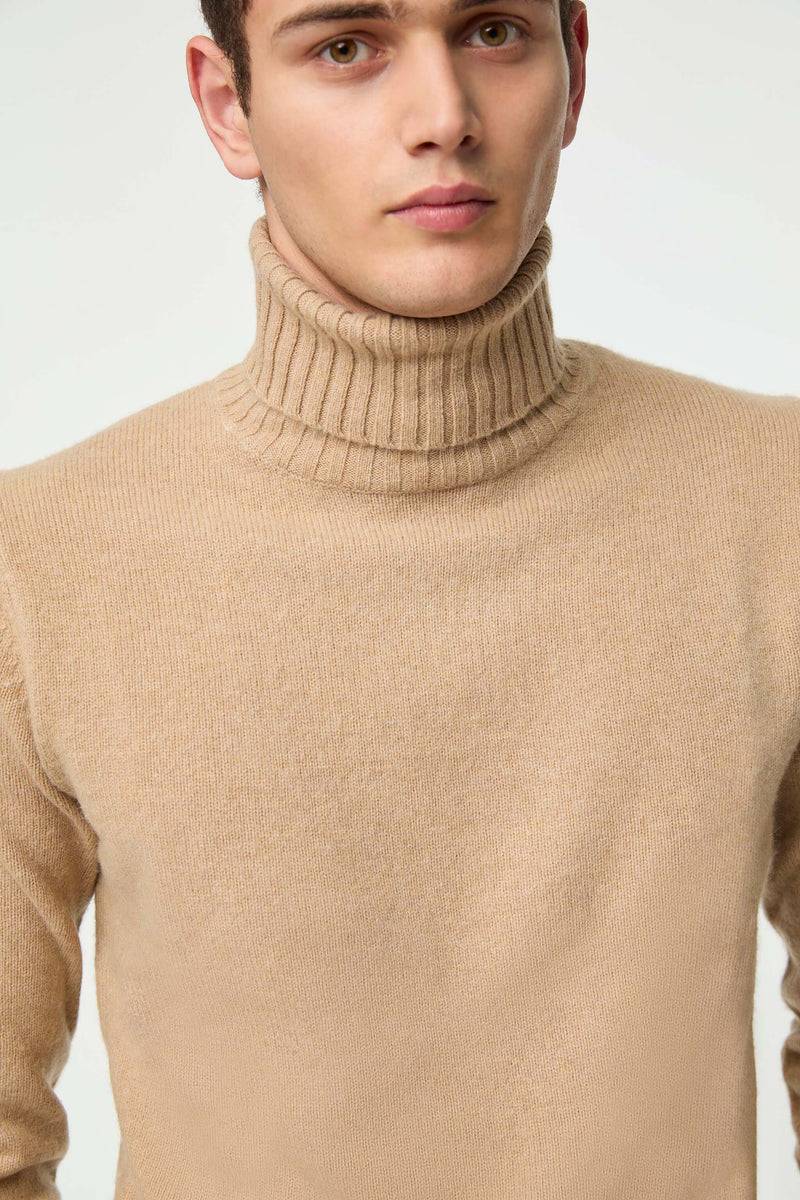 Lubiam Maglia dolcevita beige Maglia dolcevita beige Vendita Calda