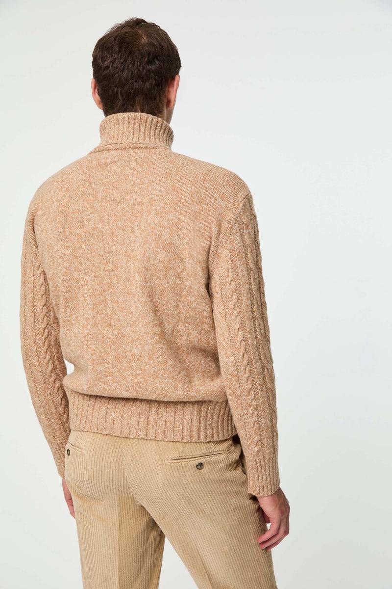 Lubiam Maglia dolcevita lavorata beige Maglia dolcevita lavorata beige I Più Venduti