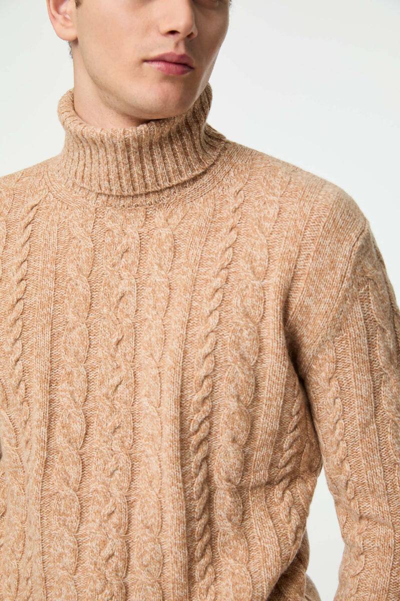 Lubiam Maglia dolcevita lavorata beige Maglia dolcevita lavorata beige I Più Venduti