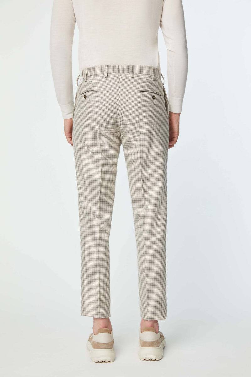 Lubiam Pantalone MICHAEL pied de poule Pantalone MICHAEL pied de poule Qualità Garantita