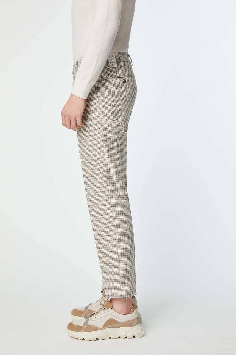Lubiam Pantalone MICHAEL pied de poule Pantalone MICHAEL pied de poule Qualità Garantita