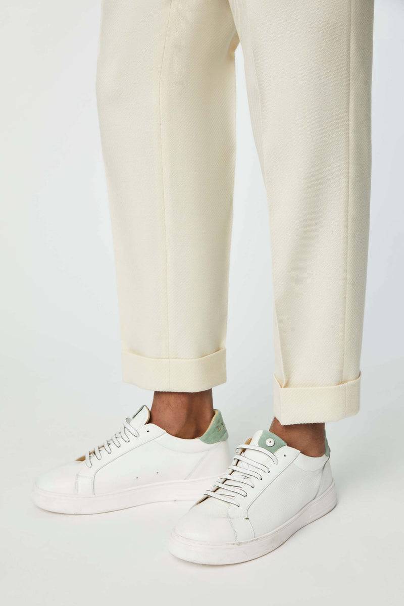 Lubiam Pantalone MILES bianco avorio Pantalone MILES bianco avorio Negozi Online