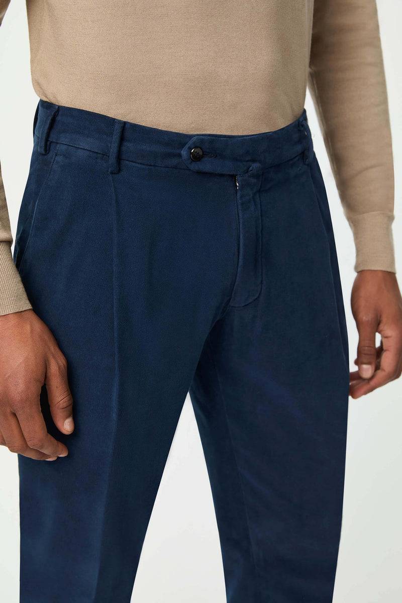 Lubiam Pantalone MUDDY tinto capo blu Pantalone MUDDY tinto capo blu Shopping Online