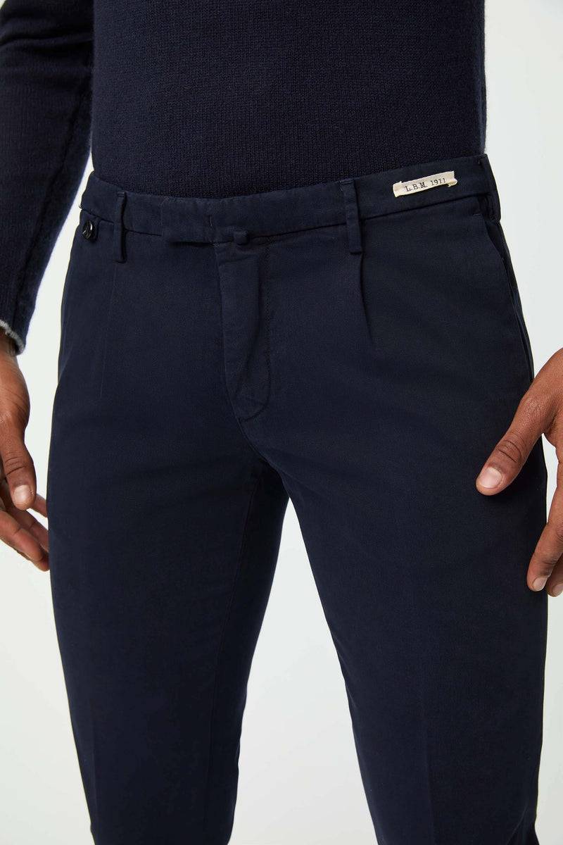 Lubiam Pantalone OZZY tinto capo blu Pantalone OZZY tinto capo blu Sottocosto
